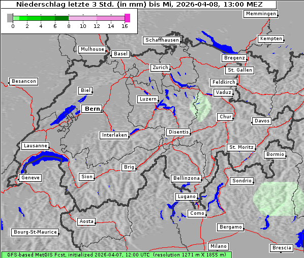 Niederschlag, 8. 4. 2026