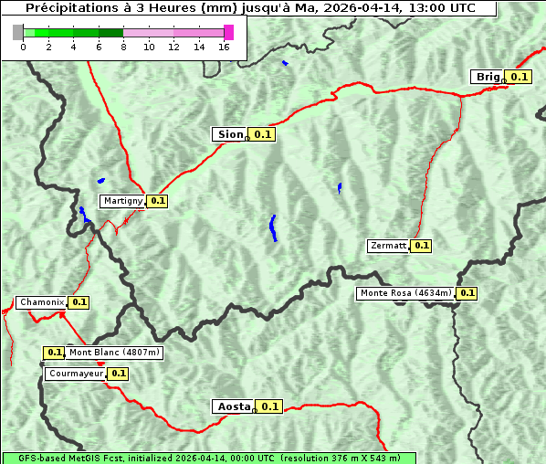 Niederschlag, 14. 4. 2026