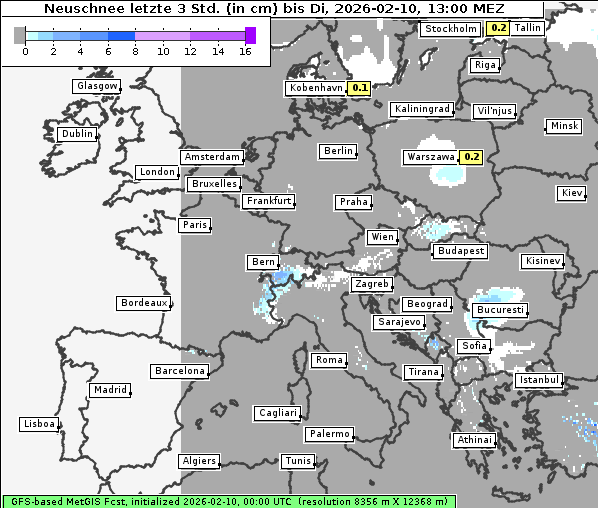 Neuschnee, 10. 2. 2026