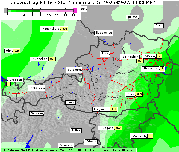 Niederschlag, 27. 2. 2025