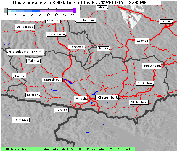 Neuschnee, 15. 11. 2024