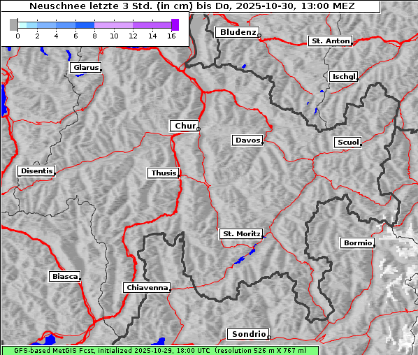 Neuschnee, 30. 10. 2025