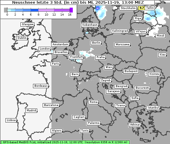 Neuschnee, 19. 11. 2025