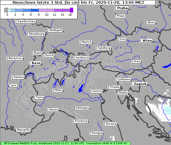 Neuschnee, 28. 11. 2025