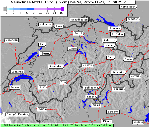 Neuschnee, 22. 11. 2025