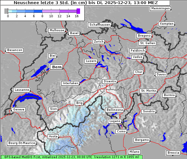 Neuschnee, 23. 12. 2025