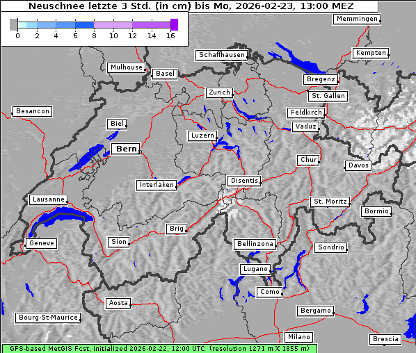 Neuschnee, 23. 2. 2026