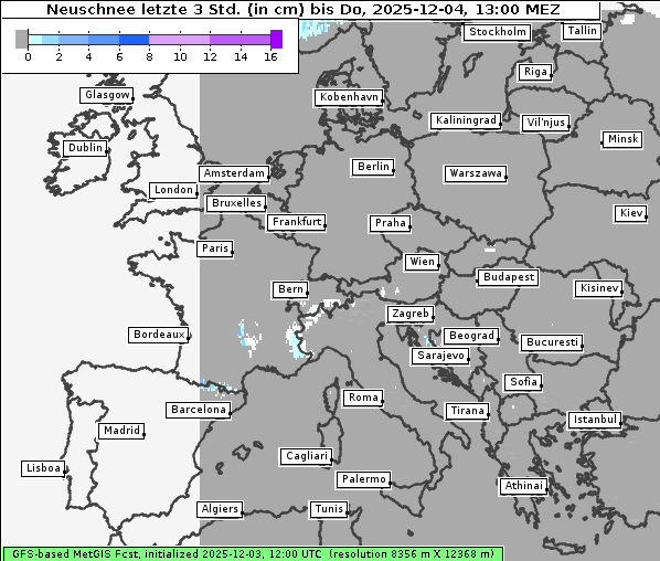 Neuschnee, 4. 12. 2025