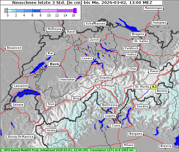 Neuschnee, 2. 3. 2026