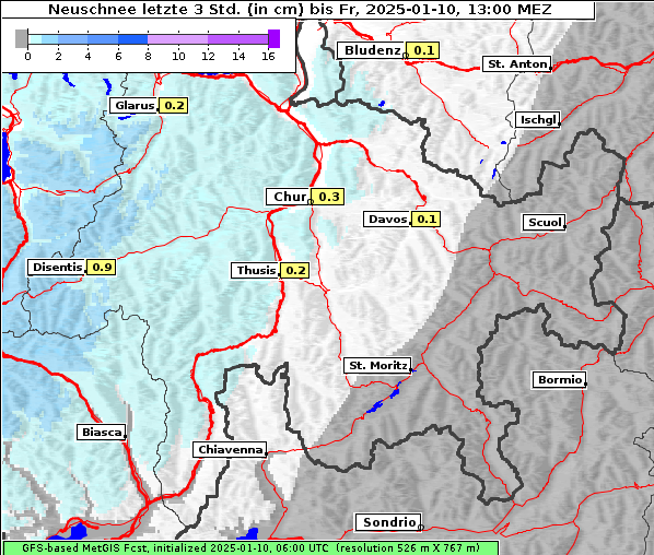 Neuschnee, 10. 1. 2025