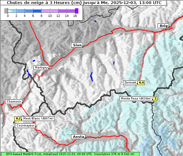 Neuschnee, 3. 12. 2025