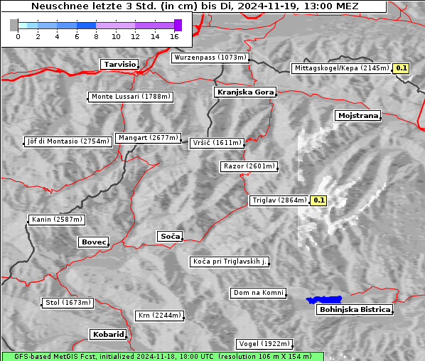 Neuschnee, 19. 11. 2024