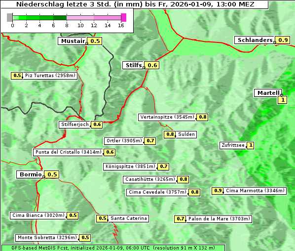 Niederschlag, 9. 1. 2026