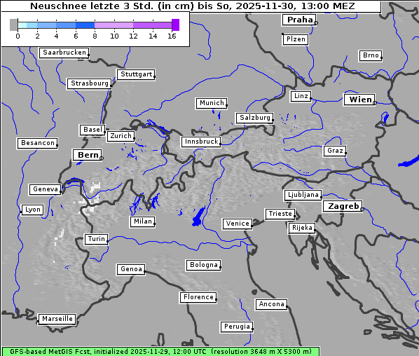 Neuschnee, 30. 11. 2025