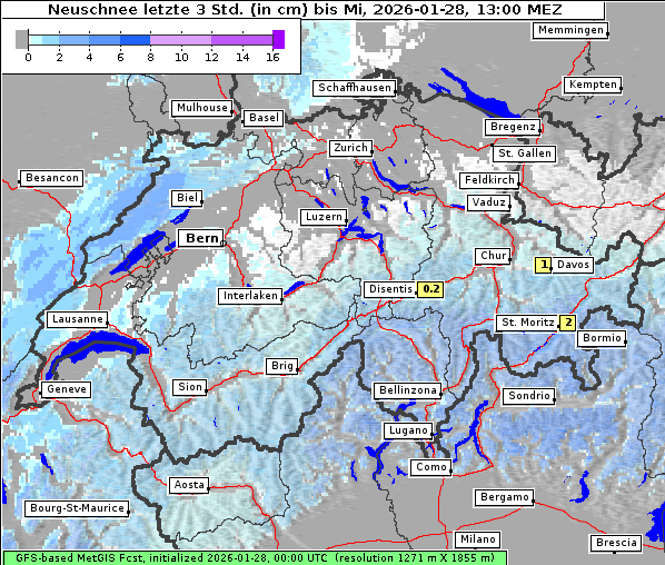 Neuschnee, 28. 1. 2026