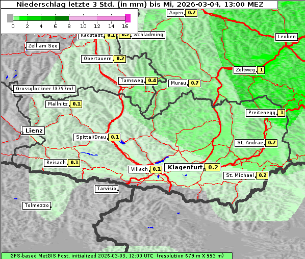 Niederschlag, 4. 3. 2026