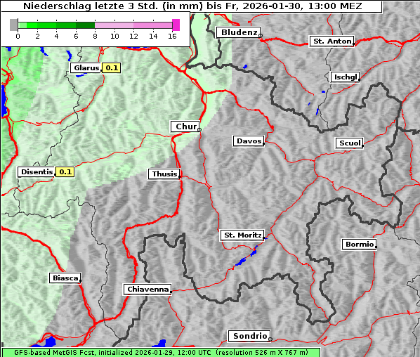 Niederschlag, 30. 1. 2026