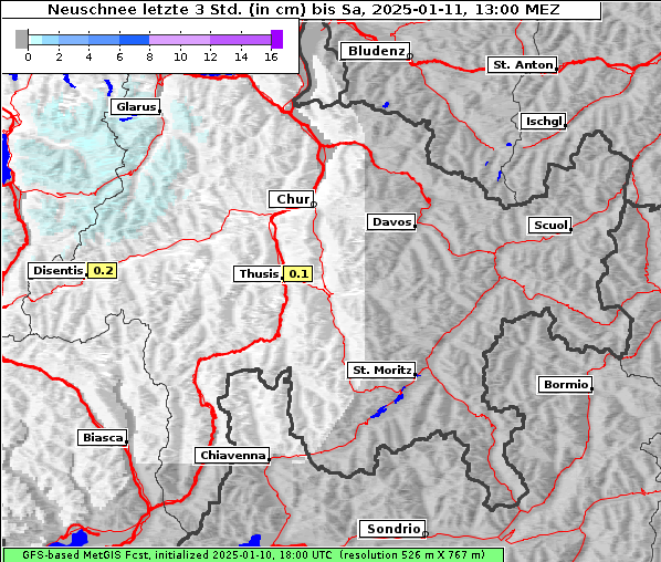 Neuschnee, 11. 1. 2025