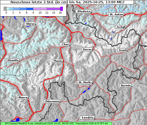 Neuschnee, 25. 10. 2025
