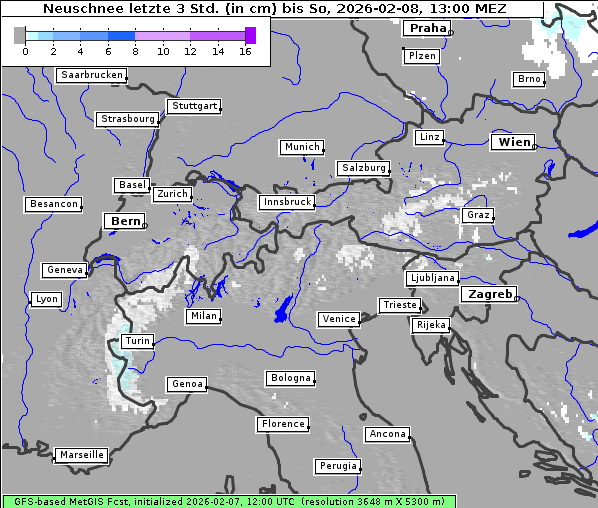 Neuschnee, 8. 2. 2026