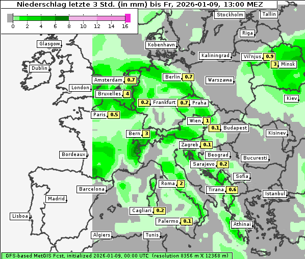 Niederschlag, 9. 1. 2026