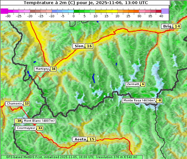 Temperatur, 6. 11. 2025