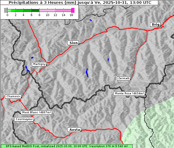 Niederschlag, 31. 10. 2025
