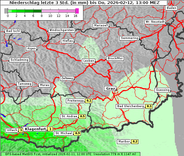 Niederschlag, 12. 2. 2026