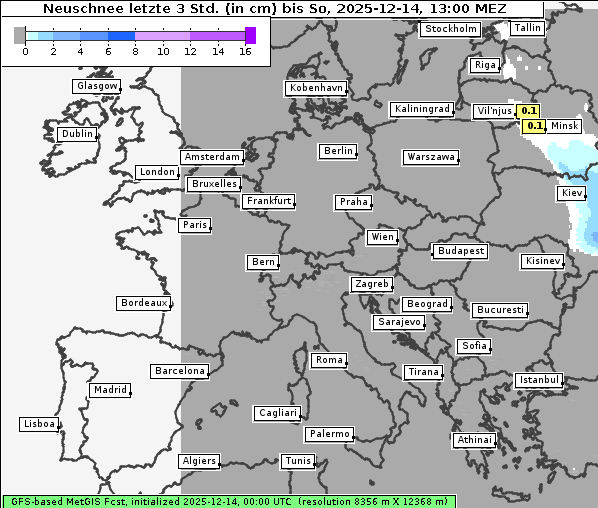 Neuschnee, 14. 12. 2025