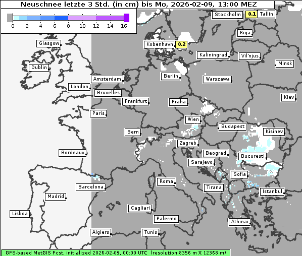 Neuschnee, 9. 2. 2026