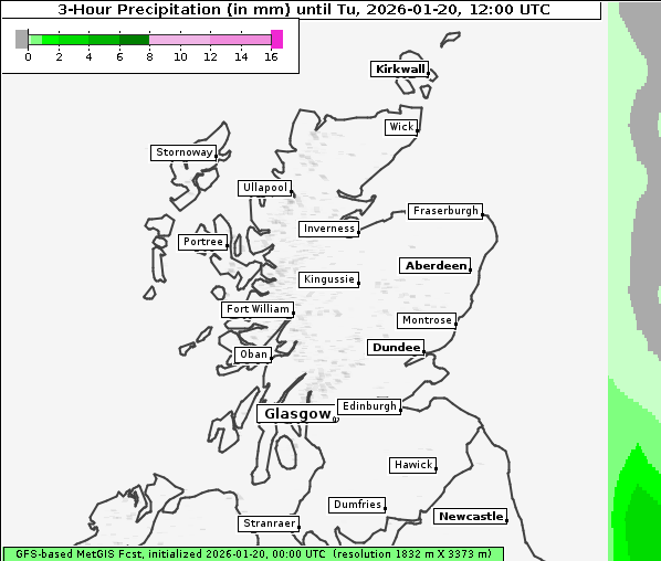 Niederschlag, 20. 1. 2026
