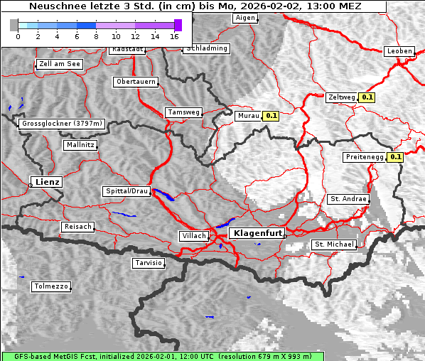 Neuschnee, 2. 2. 2026