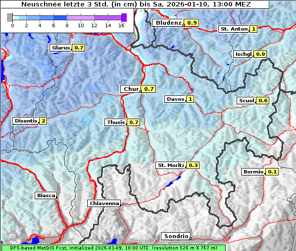 Neuschnee, 10. 1. 2026