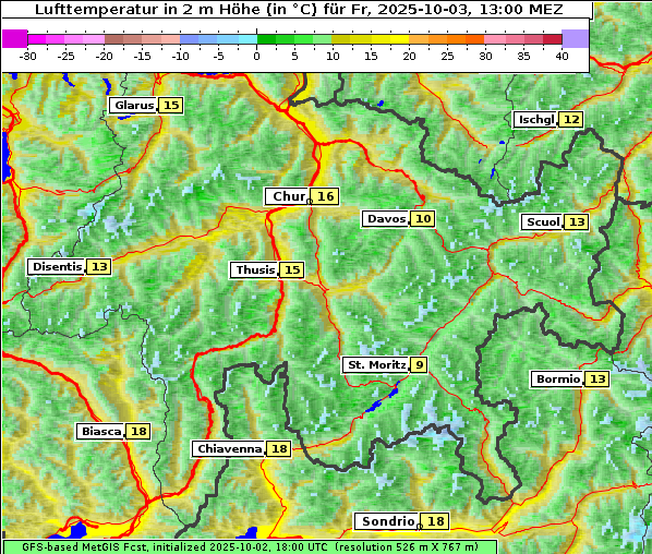 Temperatur, 3. 10. 2025