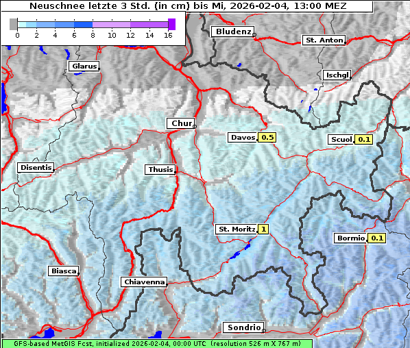 Neuschnee, 4. 2. 2026