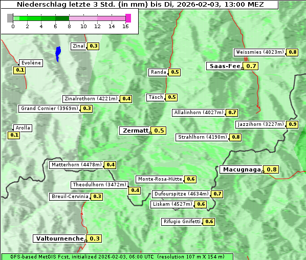 Niederschlag, 3. 2. 2026