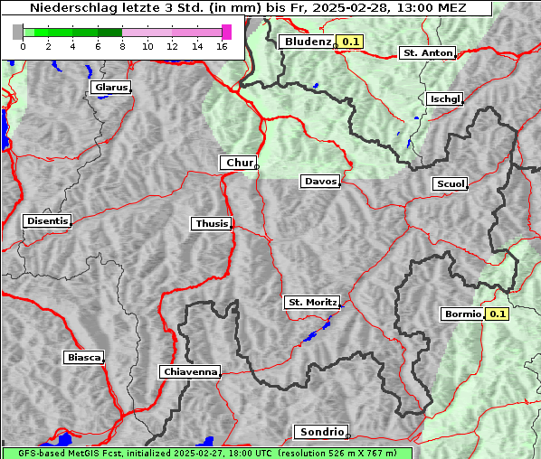 Niederschlag, 28. 2. 2025
