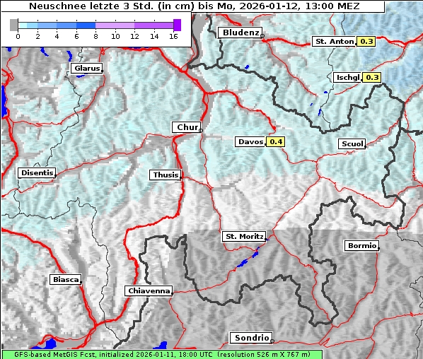 Neuschnee, 12. 1. 2026