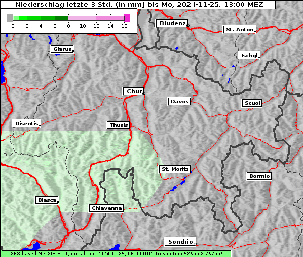 Niederschlag, 25. 11. 2024