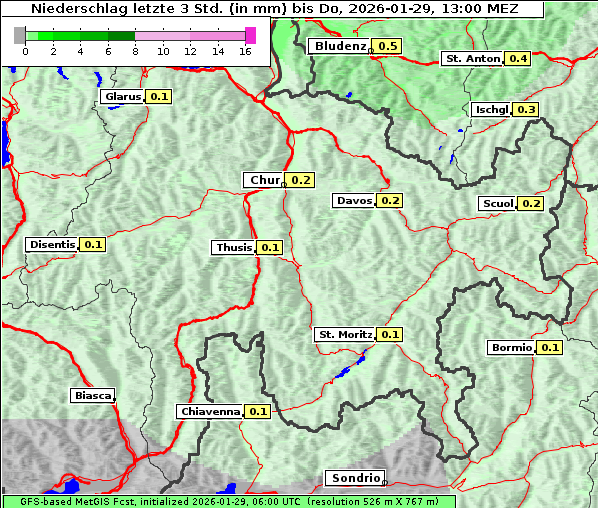 Niederschlag, 29. 1. 2026