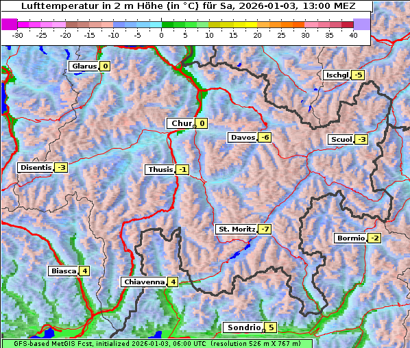Temperatur, 3. 1. 2026