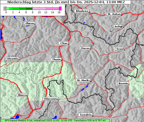 Niederschlag, 4. 12. 2025