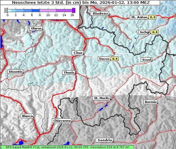 Neuschnee, 12. 1. 2026