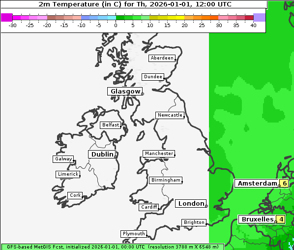 Temperatur, 1. 1. 2026