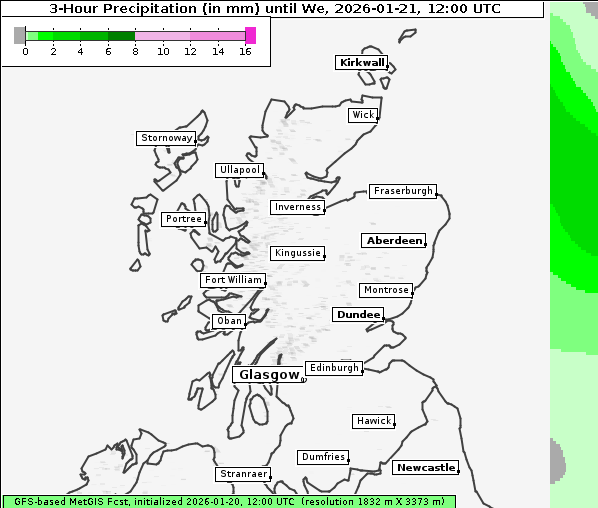 Niederschlag, 21. 1. 2026