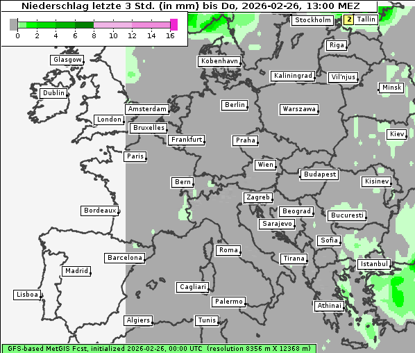 Niederschlag, 26. 2. 2026
