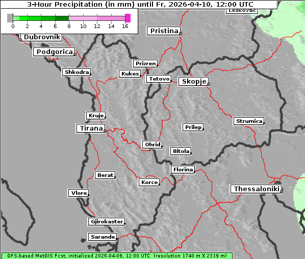 Niederschlag, 10. 4. 2026