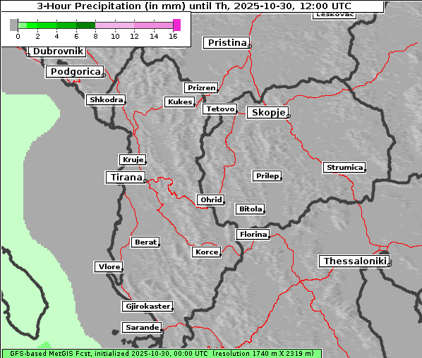 Niederschlag, 30. 10. 2025