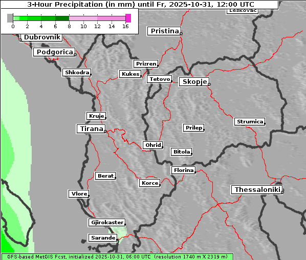 Niederschlag, 31. 10. 2025