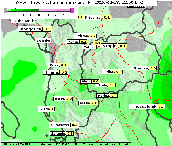 Niederschlag, 13. 2. 2026